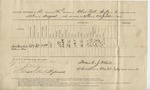 Ration Return (196th O.V.I., Co. H. 24-31 August 1865)