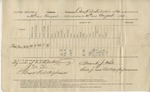 Ration Return (Camp Distribution, 25 August 1865)