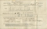 Ration Return (Camp Distribution, 11 August 1865)