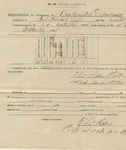 Requisition for Stationary (no. 38). Quartermaster's Deptartment (1-15 September 1865)