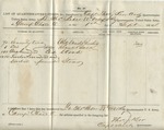 List of Quartermaster's Stores (no. 27) transfers (No. 2, September 1864)