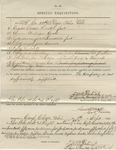Special Requisition (No. 40). 88th O.V.I. Co. A. (no. 6, September 1864)
