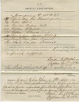 Special Requisition (No. 40). 88th O.V.I. Co. G. (no. 8, September 1864)