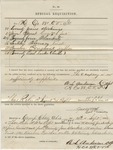Special Requisition (No. 40). 88th O.V.I. Co. A. (no. 13, September 1864)