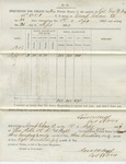 Requisition for Forage, Private Horses (No. 33). 88th O.V.I. (no. 5, September 1864)