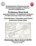Synoikismos: Formation and Forms of Ancient Greek Cities by Brad Ault