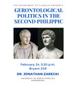 Gerontological Politics in the Second Philippic by Jonathan Zarecki