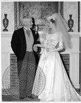 William Faulkner and Dean Faulkner at her wedding by Unknown
