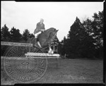 William Faulkner riding his horse, Tempy, over a jump by Unknown