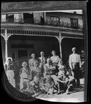 Falkner family in front of John Faulkner's house by Unknown