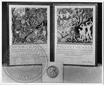 Faulkner's Nobel Prize medal and certificate, image 2 by J. R. Cofield