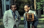 Portrait of Colonel J. R. and Jack Cofield with camera, image 16 by Walt Mixon