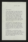 Letter from Lehman Engel to Hubert Creekmore (08 June 1943) by Lehman Engel and Hubert Creekmore