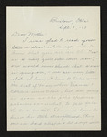 Letter from Marchy Lee [Cowart?] to Mittie (08 September 1943) by Mary Lee Cowart and Mittie