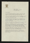 Letter from Lehman Engel to Hubert Creekmore (30 October 1943)