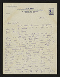 Letter from Lehman Engel to Hubert Creekmore (21 March 1944) by Lehman Engel and Hubert Creekmore