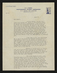 Letter from Lehman Engel to Hubert Creekmore (13 April 1944) by Lehman Engel and Hubert Creekmore