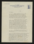 Letter from Lehman Engel to Hubert Creekmore (04 May 1944) by Lehman Engel and Hubert Creekmore