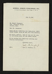 Letter from John M. Crawford, Jr. to Hubert Creekmore (21 June 1944)