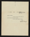 Letter from Richard Bergen to Hubert Creekmore (March 1949) by Richard Bergen and Hubert Creekmore