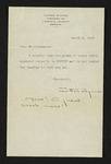 Letter from Witter Byner to Hubert Creekmore (08 March 1949)