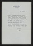 Letter from Lehman Engel to Hubert Creekmore (17 May 1950) by Lehman Engel and Hubert Creekmore