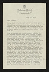 Letter from Lehman Engel to Hubert Creekmore (19 July 1950) by Lehman Engel and Hubert Creekmore
