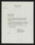 Letter from W. Alton Bryant to Hubert Creekmore (18 August 1950)