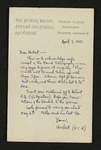 Letter from Herbert to Hubert Creekmore (07 April 1951)