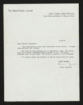 Letter from David Ignatow to Hubert Creekmore (10 April 1951) by David Ignatow and Hubert Creekmore
