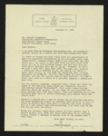 Letter from James Laughlin to Hubert Creekmore (31 October 1951) by James Laughlin and Hubert Creekmore