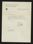Letter from Patricia Schartle to John Valentine Schaffner (06 October 1952)