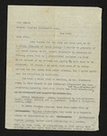 Letter from Jethro Bithell to Charles Scribner's Sons (29 November 1952)