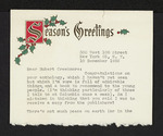 Letter from Babette Deutsch to Hubert Creekmore (10 December 1952) by Babette Deutsch and Hubert Creekmore