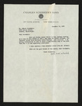 Letter from John Hall Wheelock to Hubert Creekmore (12 December 1952)