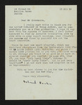 Letter from Arland Ussher to Hubert Creekmore (13 December 1952)