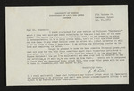 Letter from Levi Robert Lind to Hubert Creekmore (23 January 1953)