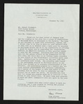 Letter from Vaun Gillmor to Hubert Creekmore (29 January 1953)