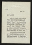 Letter from Theodore "Ted" M. Purdy to Hubert Creekmore (05 March 1953) by Theodore "Ted" M. Purdy and Hubert Creekmore