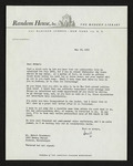 Letter from David McDowell to Hubert Creekmore (29 May 1953) by David McDowell and Hubert Creekmore