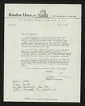 Letter from Jean Ennis to Hubert Creekmore (17 June 1953) by Jean Ennis and Hubert Creekmore