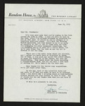 Letter from Jean Ennis to Hubert Creekmore (24 June 1953) by Jean Ennis and Hubert Creekmore
