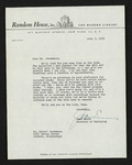Letter from Jean Ennis to Hubert Creekmore (03 July 1953)