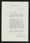 Letter from John Bartlow Marchtin to Hubert Creekmore (19 July 1953)