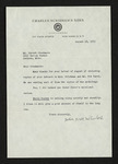 Letter from John Hall Wheelock to Hubert Creekmore (18 August 1953) by John Hall Wheelock and Hubert Creekmore