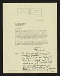 Letter from Robert M. MacGregor to Hubert Creekmore (19 August 1953) by Robert M. MacGregor and Hubert Creekmore