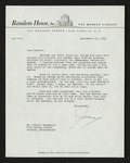 Letter from Jean Ennis to Hubert Creekmore (11 September 1953) by Jean Ennis and Hubert Creekmore