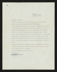 Letter from H. B. Simons to Hubert Creekmore (14 October 1953)