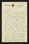Letter from Gertrude [Heston?] to Hubert Creekmore (21 October 1953) by Gertrude Heston and Hubert Creekmore
