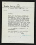 Letter from Jean Ennis to Hubert Creekmore (26 October 1953) by Jean Ennis and Hubert Creekmore
